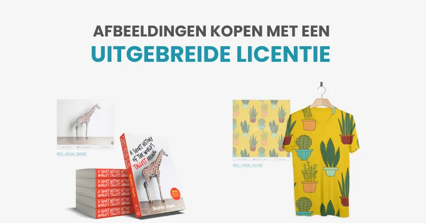Afbeeldingen kopen met een uitgebreide licentie