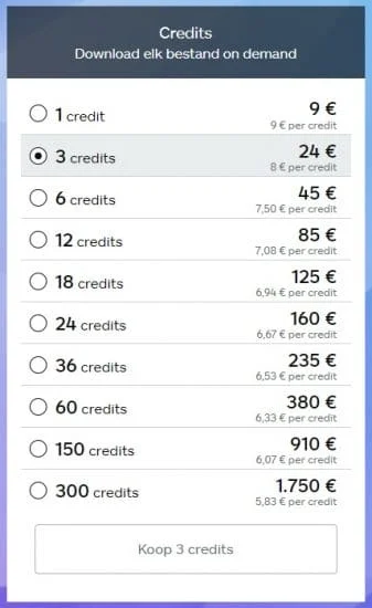 Foto's kopen zonder abonnement 14 iStock Signature Credits