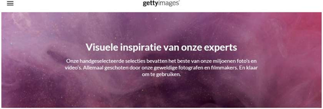 Premium afbeeldingen - koop ze bij de vijf beste fotosites! Getty Visuele Inspiratie