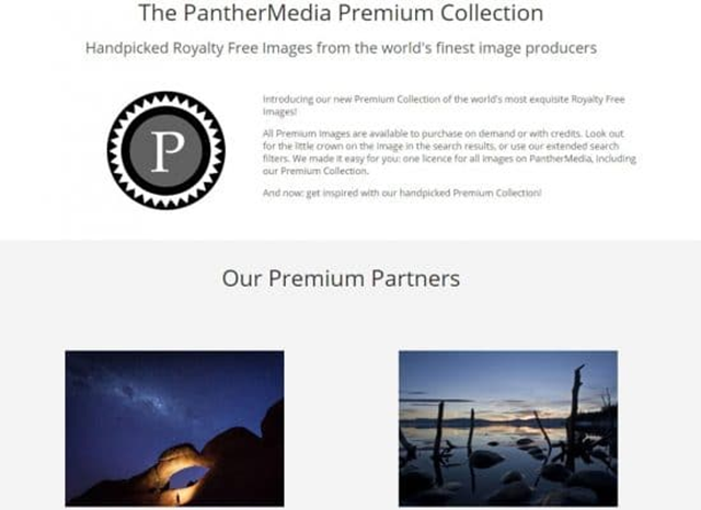 Premium afbeeldingen - koop ze bij de vijf beste fotosites! PantherMedia Premium