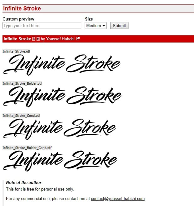 Rechtenvrije lettertypen - koop ze online 3 lettertype