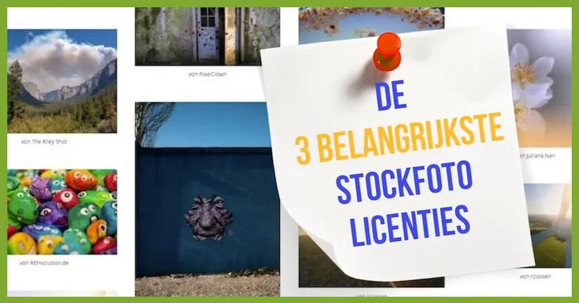 De 3 belangrijkste stockfoto licenties
