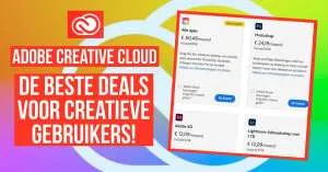 Afbeeldingen voor studenten - uitgebreide handleiding! Adobe Creative Cloud aanbiedingen