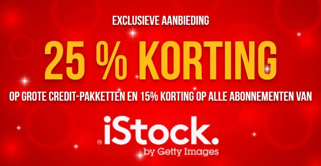 iStock 25 korting
