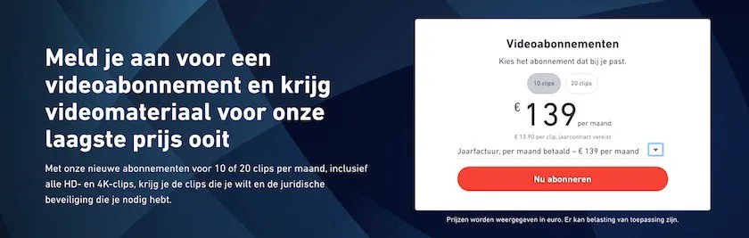 Kies nu voor een Shutterstock video-abonnement 1 Shutterstock-abonnement video