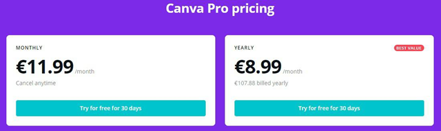 prijzen-canva pro