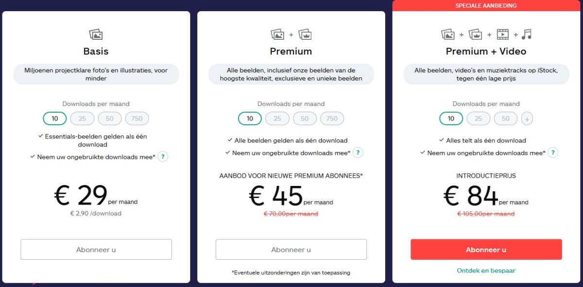 iStock prijzen toegelicht - de beste iStock aanbieding voor jou! 1