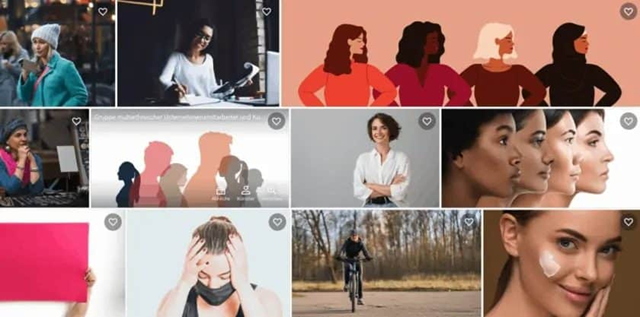 Shutterstock Vrouwelijke gezichten