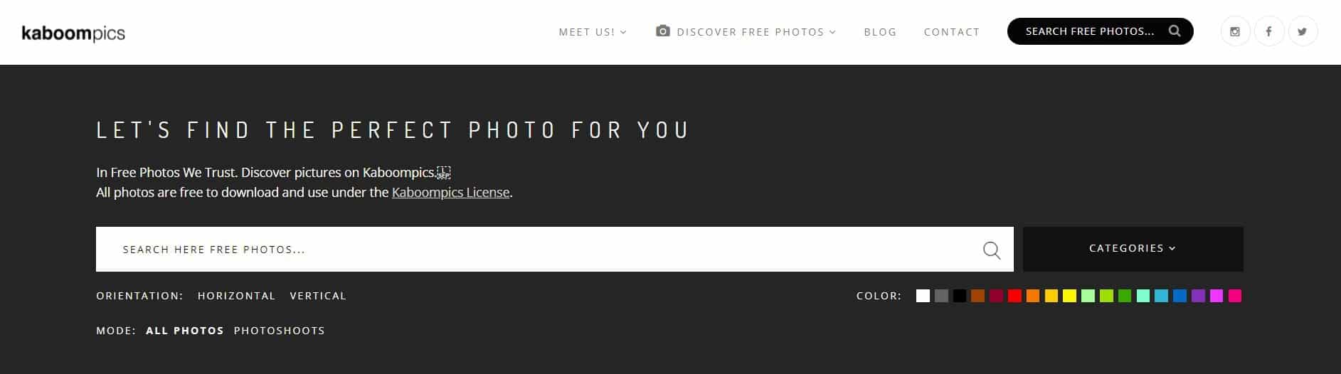 kaboompics.com homepage gratis afbeeldingen