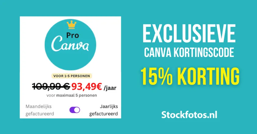 Exclusieve kortingscode voor Canva