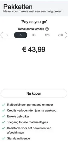 Foto's kopen zonder abonnement 10 shutterstock pakketten