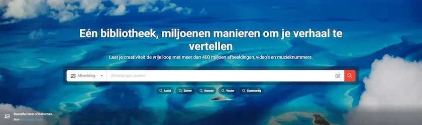 Shutterstock homepages