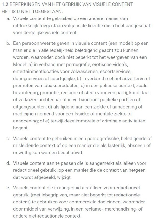 Shutterstock Restricties 1