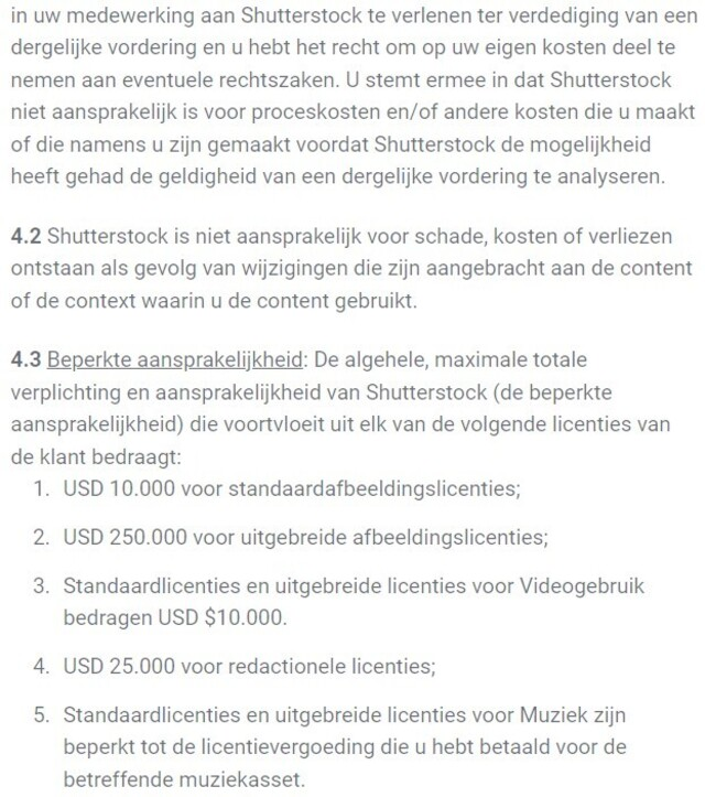 Vrijwaring en aansprakelijkheid 2