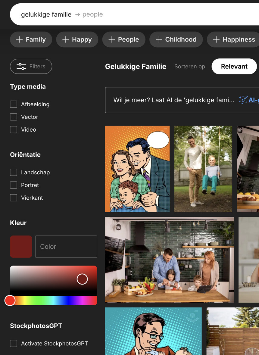 https://www.stockphotos.com/nl filters 1