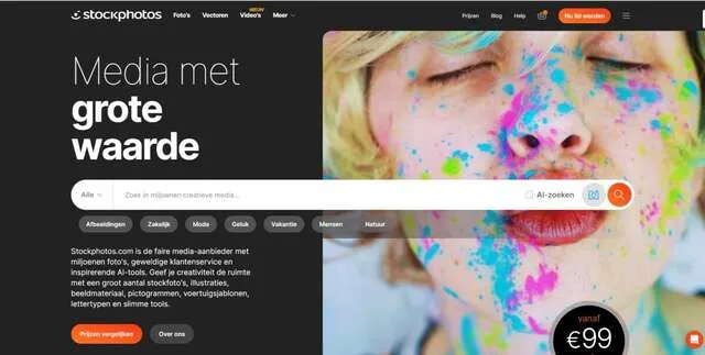 Stockphotos-startpagina