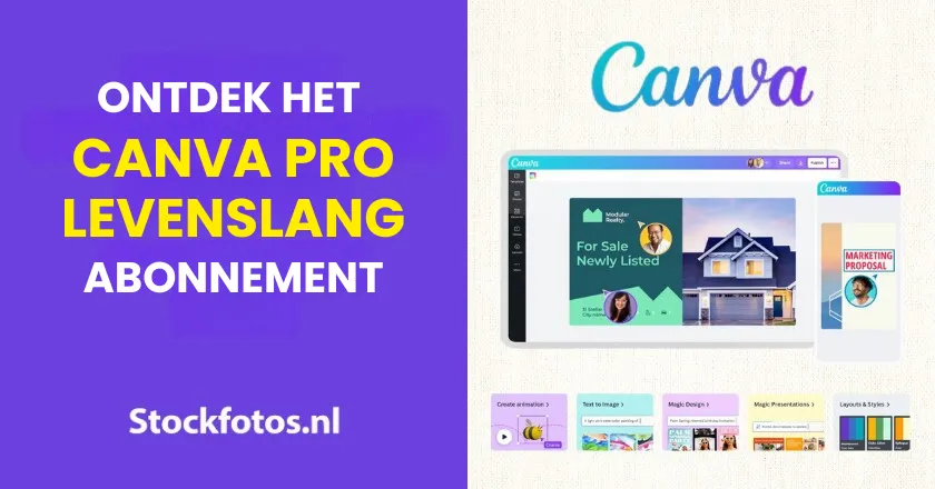 Canva Pro levenslang abonnement