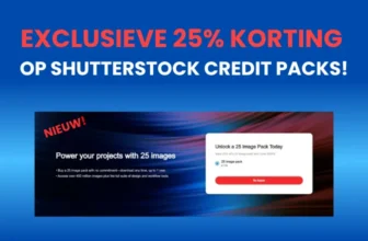 Shutterstock exclusieve 25 % korting