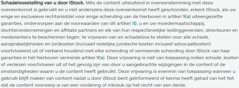 iStock licenties
