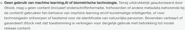 istock-licentie beperkingen cont