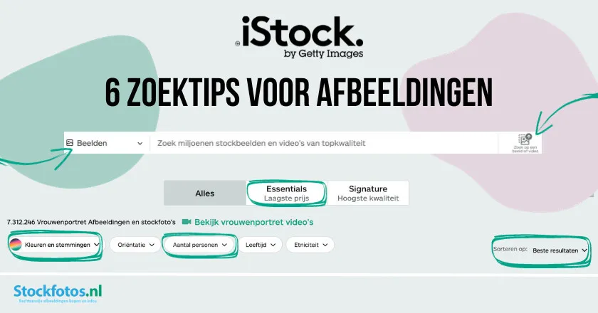 Zoektips voor afbeeldingen van iStock