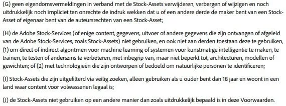 Adobe Stock licentie: veelgestelde vragen, voorwaarden, prijzen en meer 10 adobe stock algemene beperking