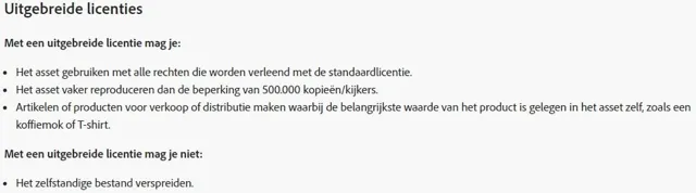 Adobe Stock licentie: veelgestelde vragen, voorwaarden, prijzen en meer 17 adobe stock uitgebreide licentie 1