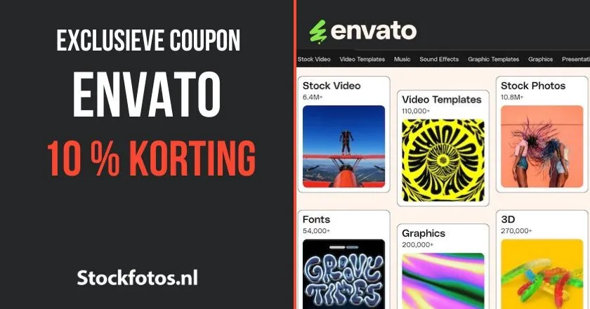 10 % korting van Envato