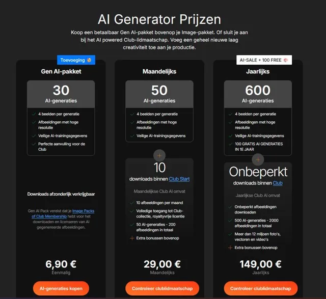 Stockphotos.com lanceert nieuwe AI-beeldgenerator in bètaversie 3 stockphotos.com-AI-generator-prijzen
