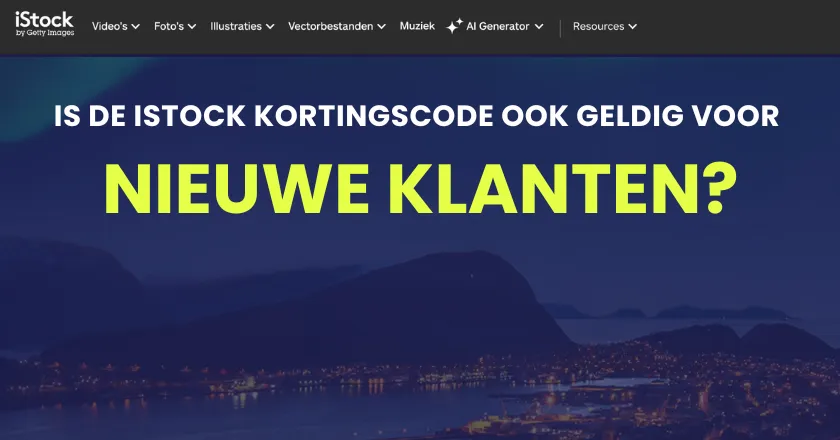 Kortingscode voor nieuwe klanten van iStock