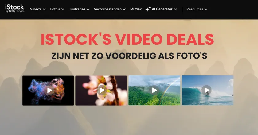 Video deals voordelig als foto´s van iStock