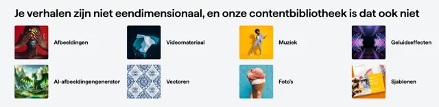 Hoe Designers Shutterstock Gebruiken om hun Creatieve Workflow te Optimaliseren 5 shutterstock mediatypen
