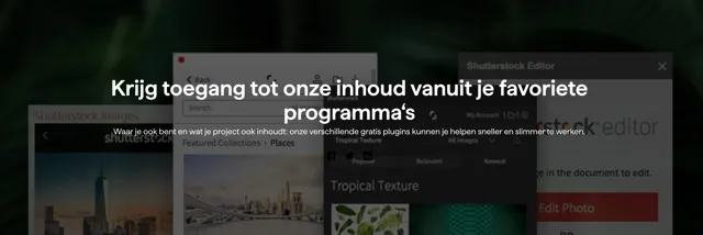 Hoe Designers Shutterstock Gebruiken om hun Creatieve Workflow te Optimaliseren 4 Shutterstock plug-ins en extensies
