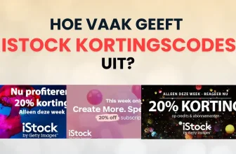 iStock kortingscodes hoe vaak geeft uit