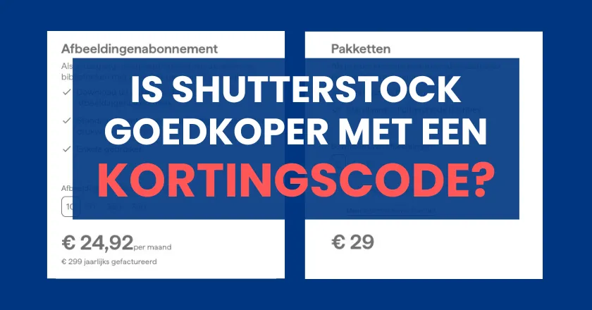 Is Shutterstock goedkoper met een kortingscode