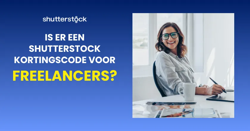 Shutterstock kortingscode voor freelancers