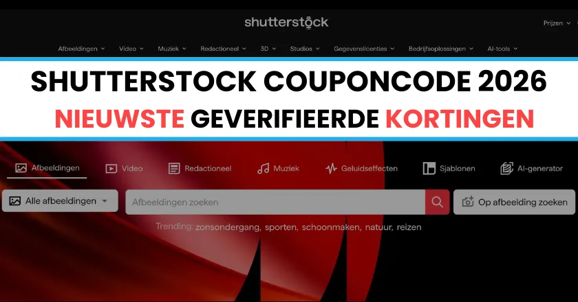 Nieuwste kortingen 2026 van Shutterstock