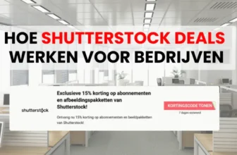 Shutterstock deals voor bedrijven