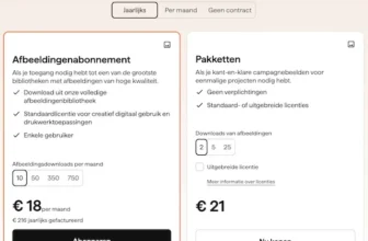 Actuele prijzen van Shutterstock