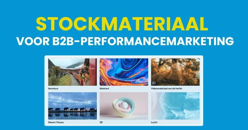Stockmateriaal voor b2b performancemarketing