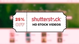 Flitsaanbieding voor Shutterstock-video’s: 25% korting op HD-stockvideo’s!