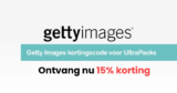 Getty Images kortingscode 2026: Nu 15% korting op UltraPacks!