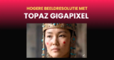 Hoe kan ik de resolutie veranderen van een foto?