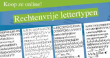 Rechtenvrije lettertypen – koop ze online