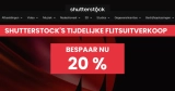 Shutterstock’s tijdelijke flitsuitverkoop: Bespaar nu 20%!