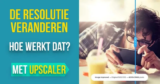 Hoe kan ik de resolutie veranderen van een foto?
